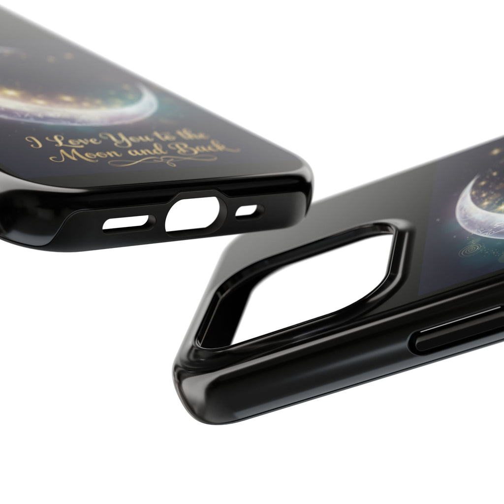 I Love You to the Moon and Back Phone Case | Moon Crescent Stars
