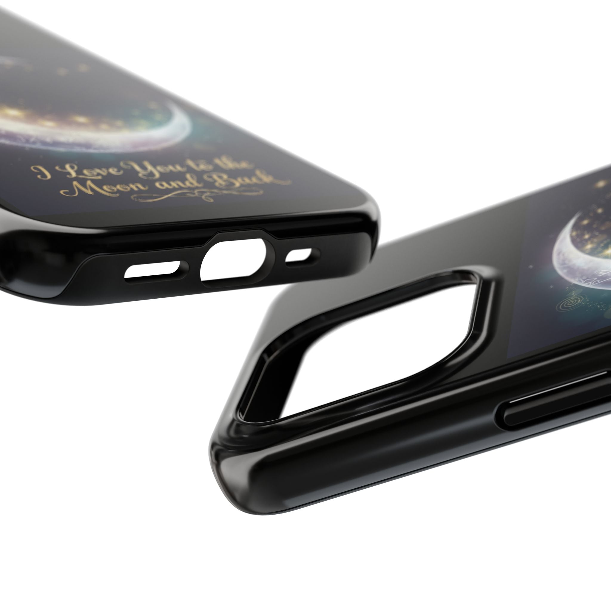 I Love You to the Moon and Back Phone Case | Moon Crescent Stars