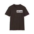 Boss Man name badge T-Shirt | Minimal Badge Graphic Tee