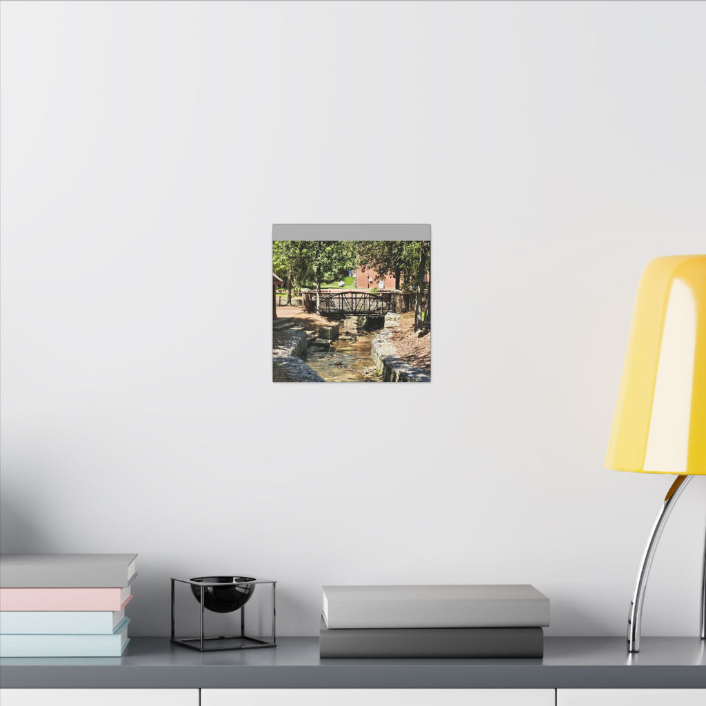 Park Footbridge Photograph Matte Canvas | Stretched Wall Art