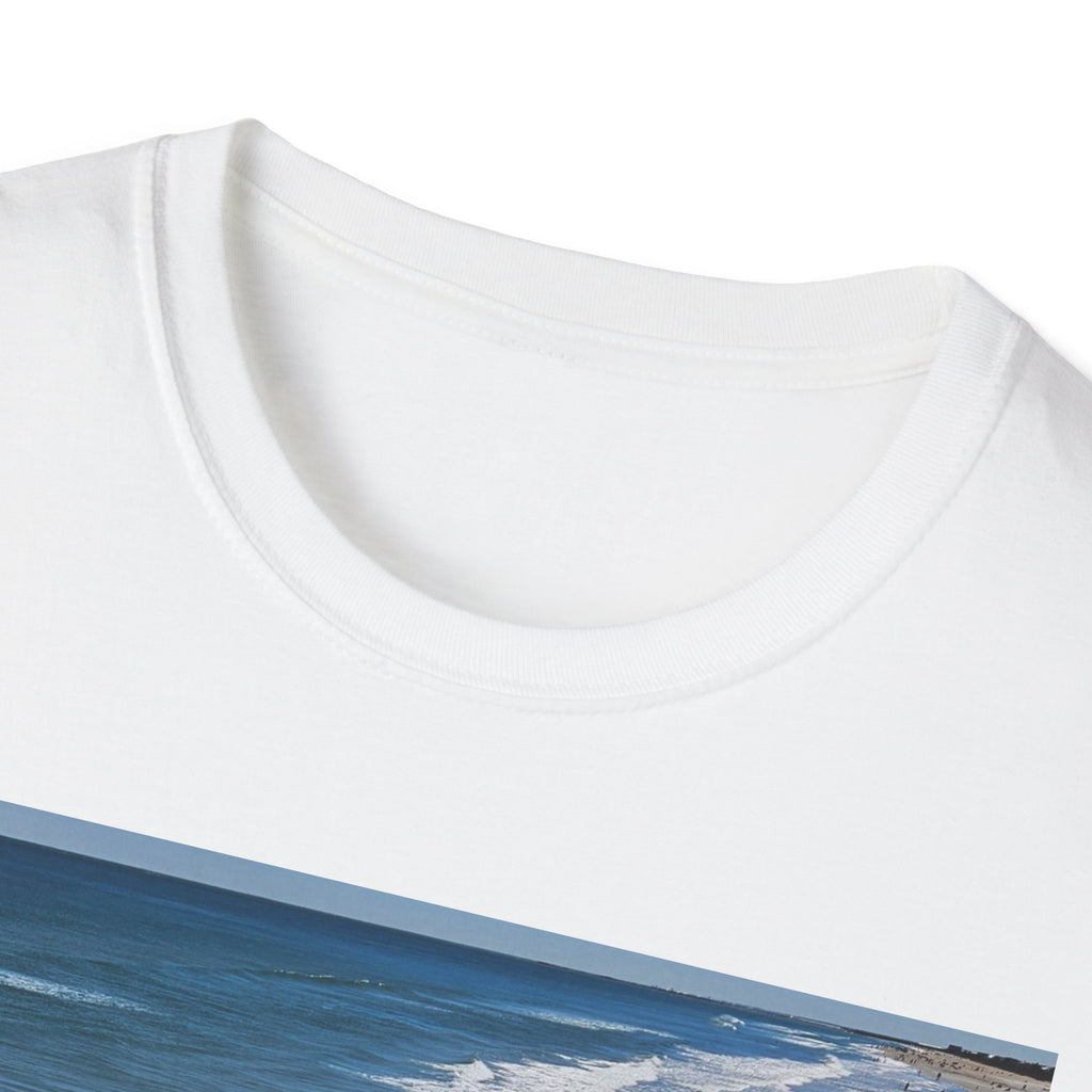 Beach Waves Photo T-Shirt — Coastal Ocean Surf Graphic Tee