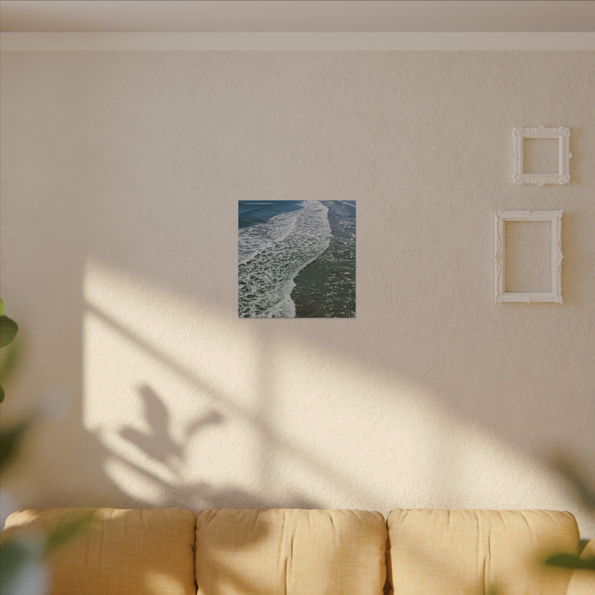 Ocean Shoreline Waves Canvas