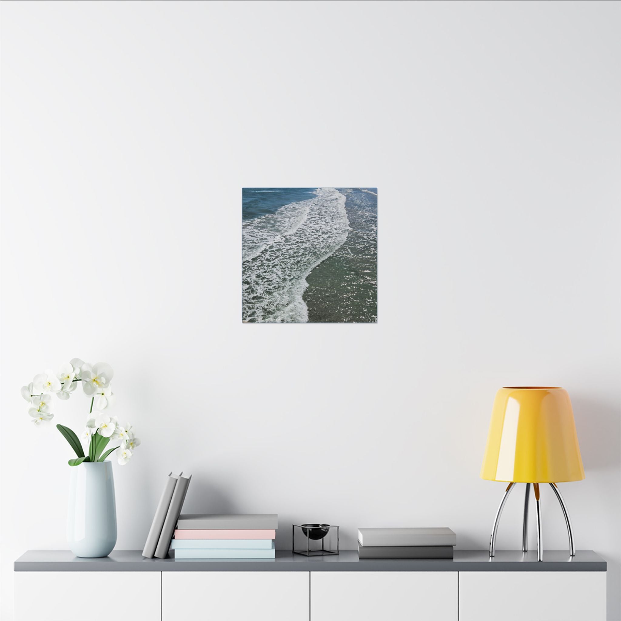 Ocean Shoreline Waves Canvas
