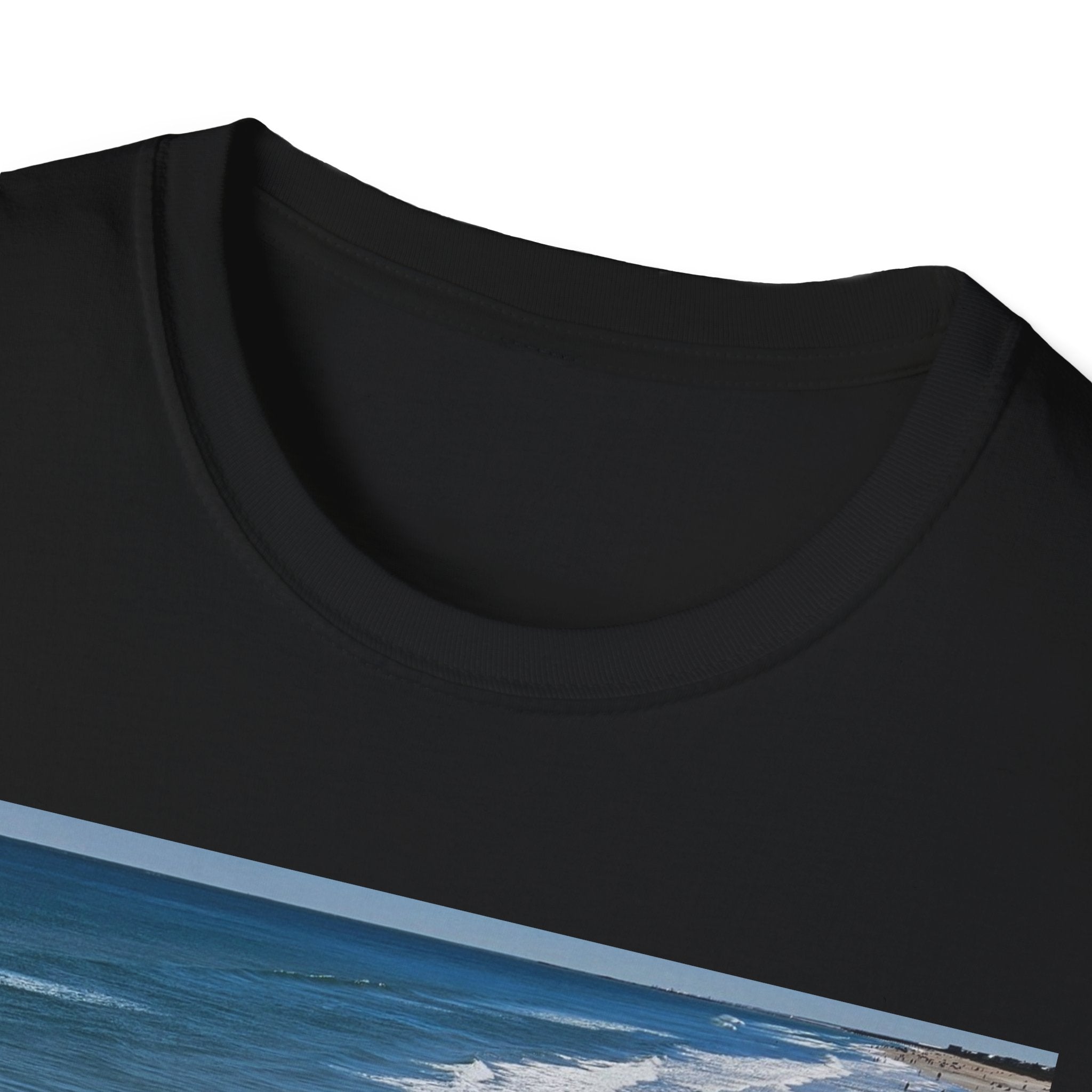Beach Waves Photo T-Shirt — Coastal Ocean Surf Graphic Tee