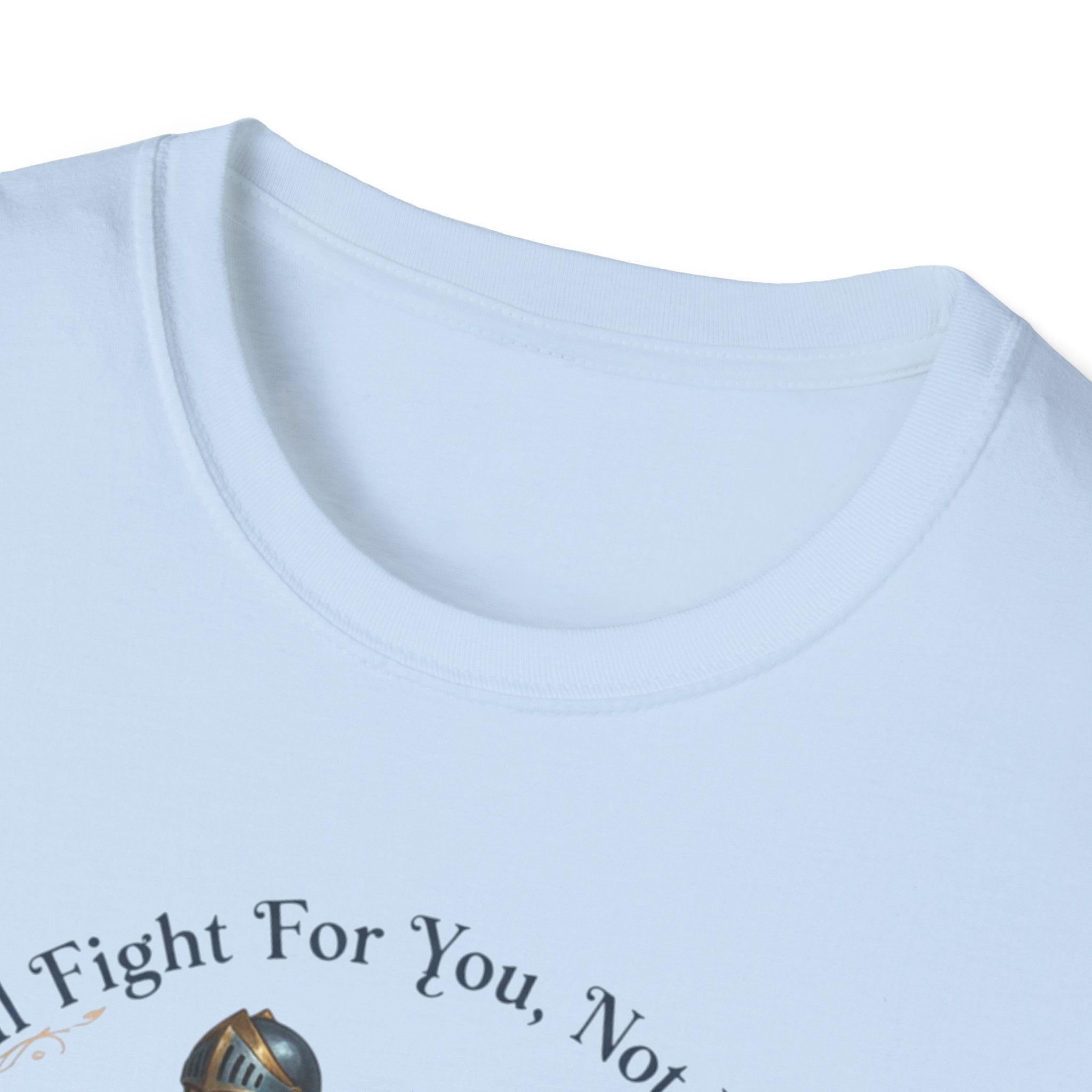 I Will Fight For You, Not With You Illustration T-Shirt | Fantasy Couple, Viper Motif