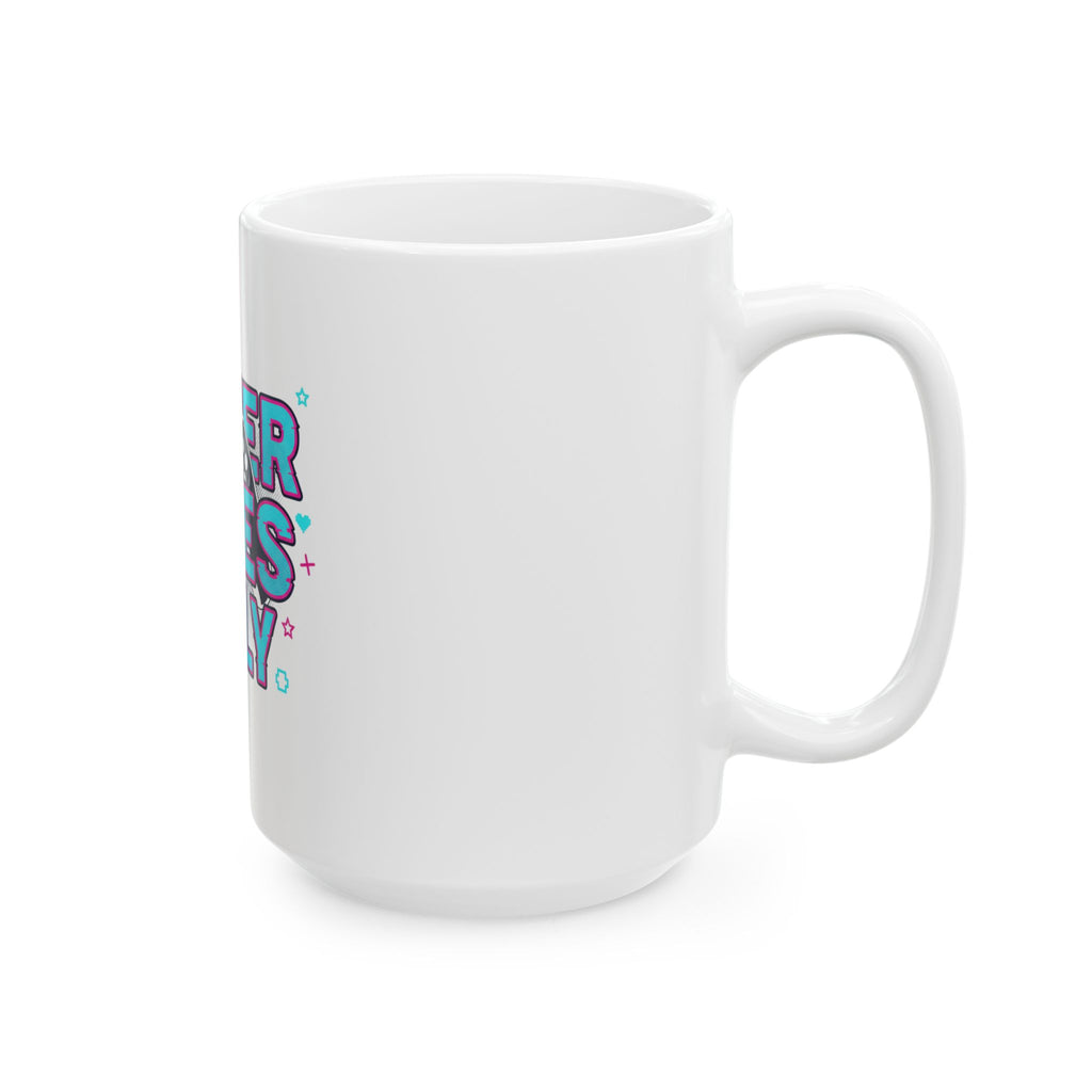 Gamer Vibes Only Mug | Ceramic Coffee Cup, Video Game Controller Design