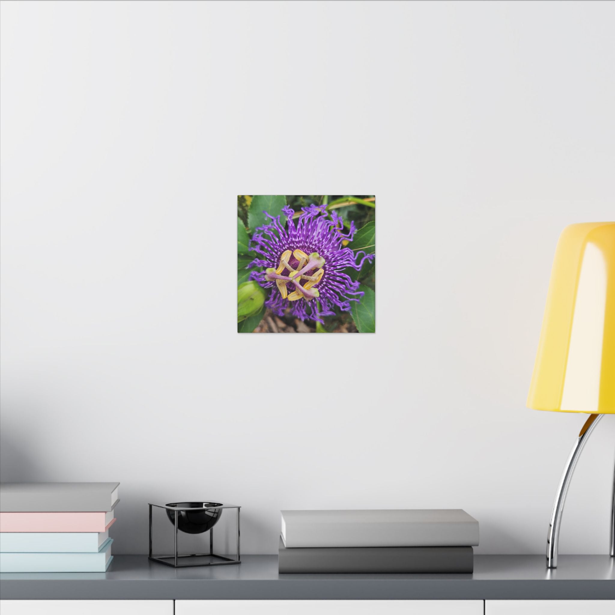 Purple Passionflower Botanical Canvas