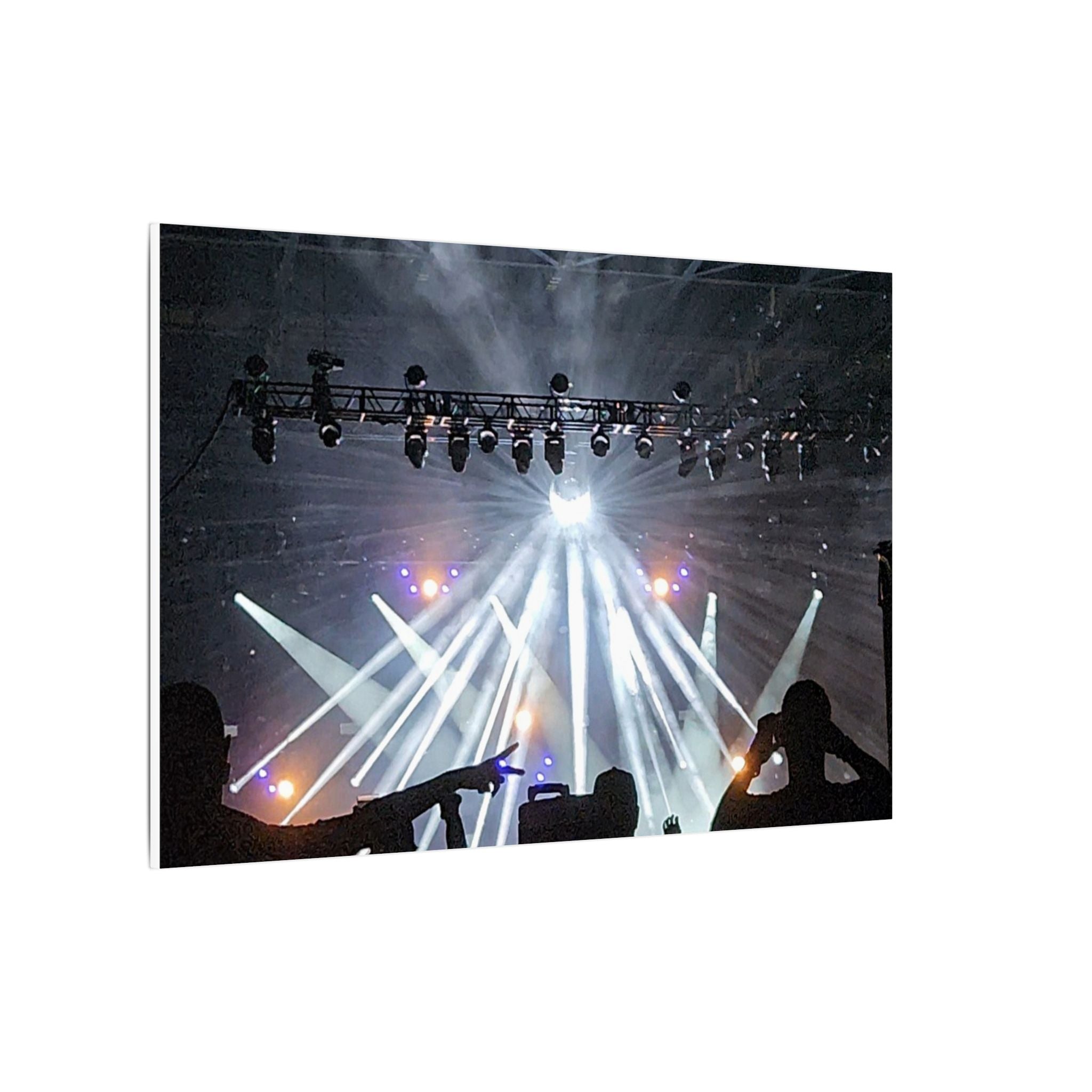 Concert Stage Lights Canvas, Matte Stretched Wall Art | Live Music