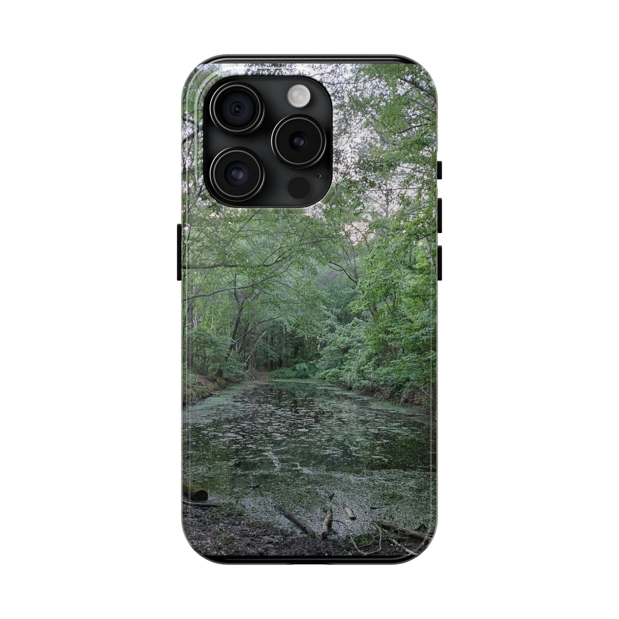 Mossy Pond Phone Case | Nature Landscape Waterproof
