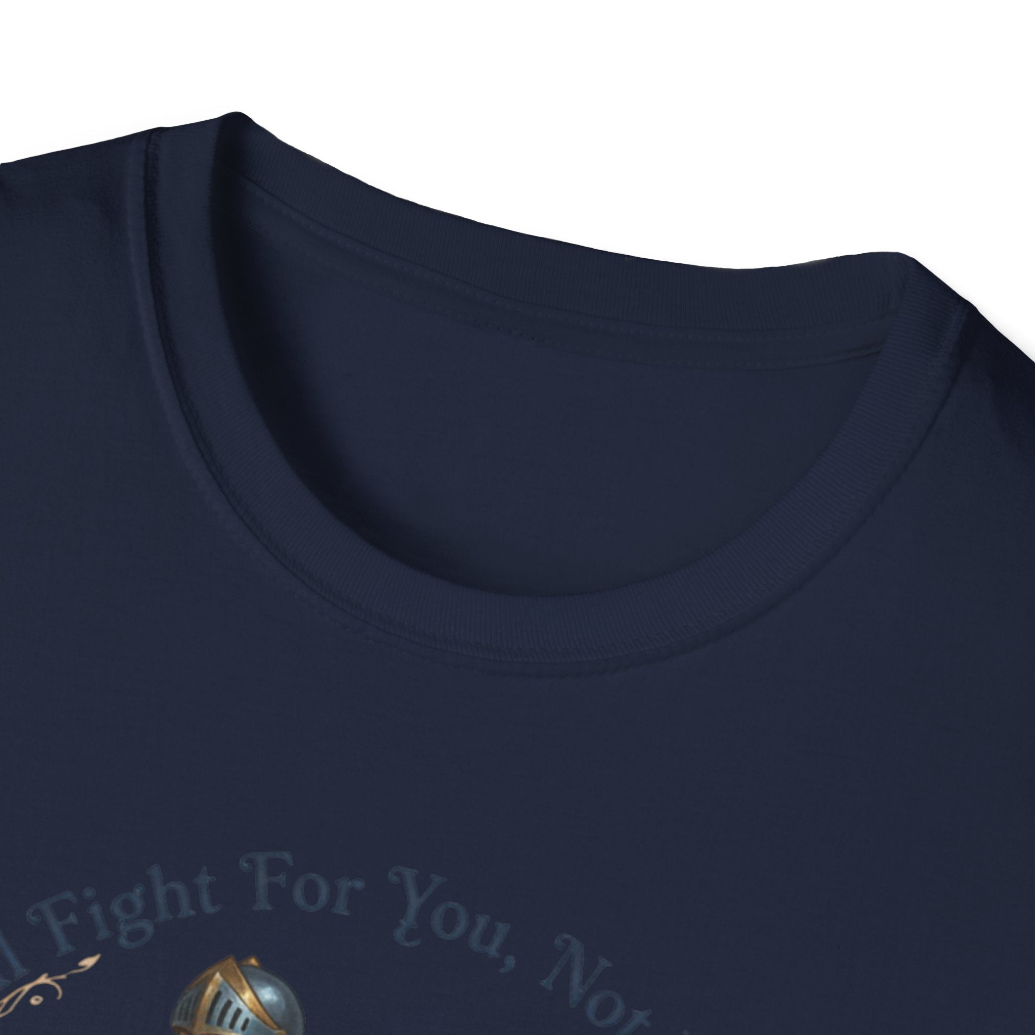 I Will Fight For You, Not With You Illustration T-Shirt | Fantasy Couple, Viper Motif