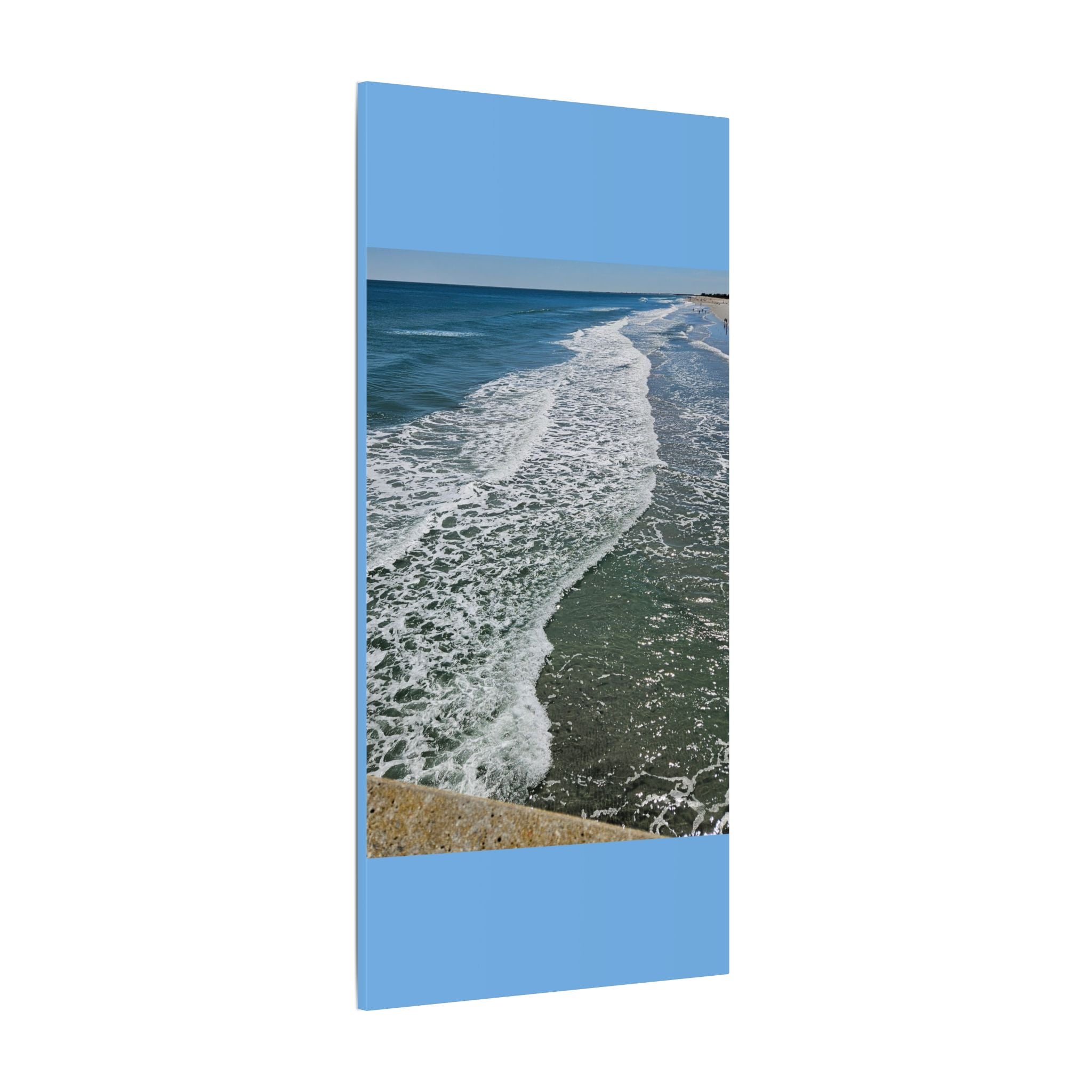 Ocean Shoreline Waves Canvas