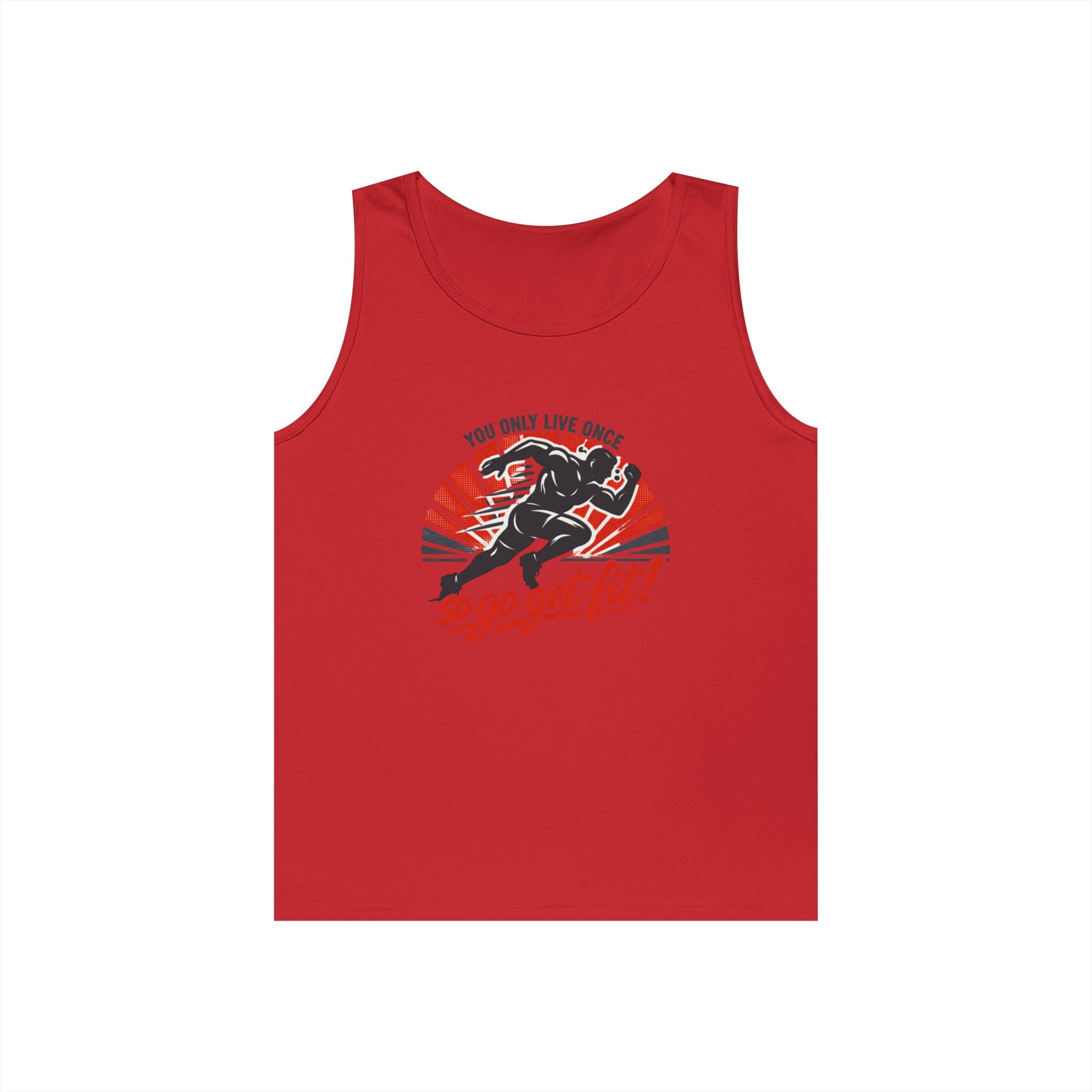 You Only Live Once So Go Get Fit tank top | Fitness Motivational Workout Tee