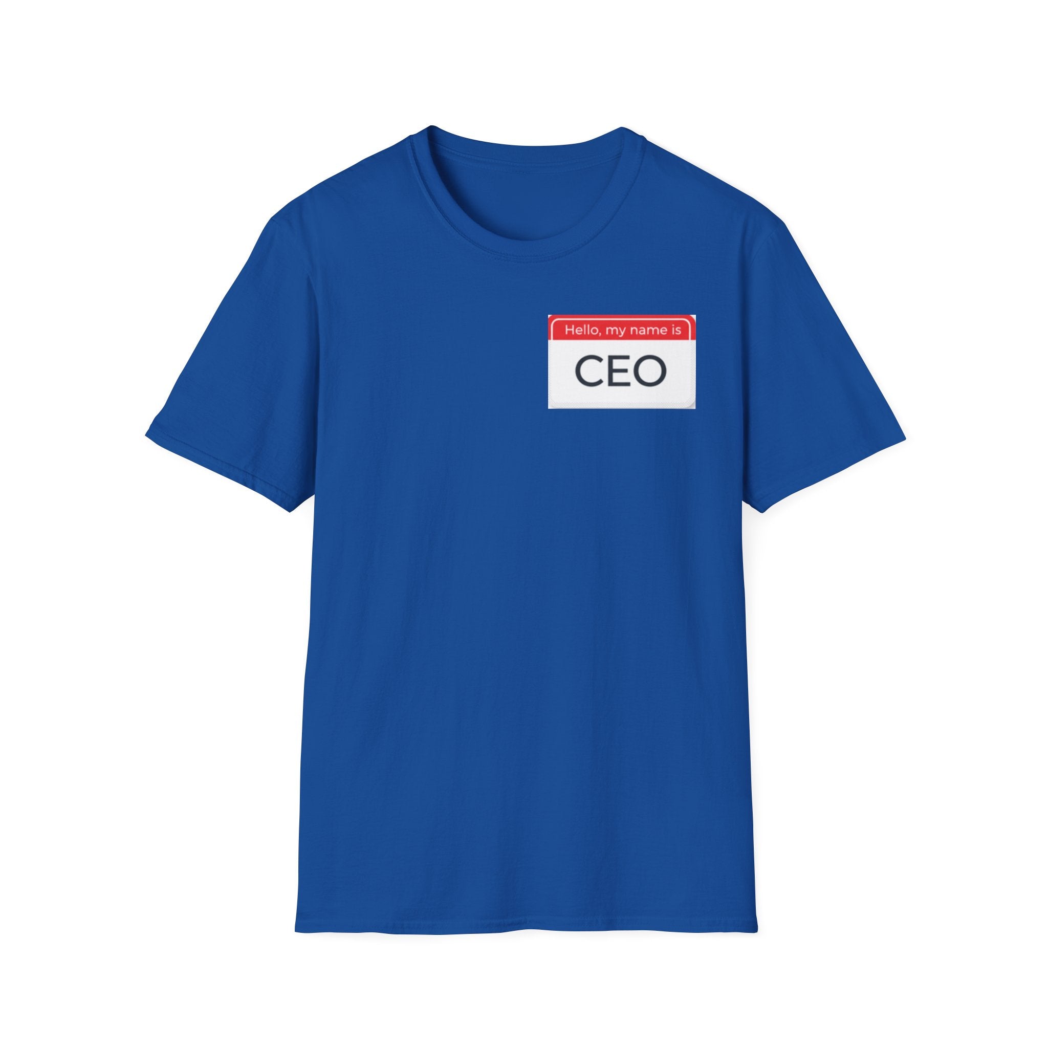 Hello My Name Is CEO T-Shirt | Name Tag Novelty Tee