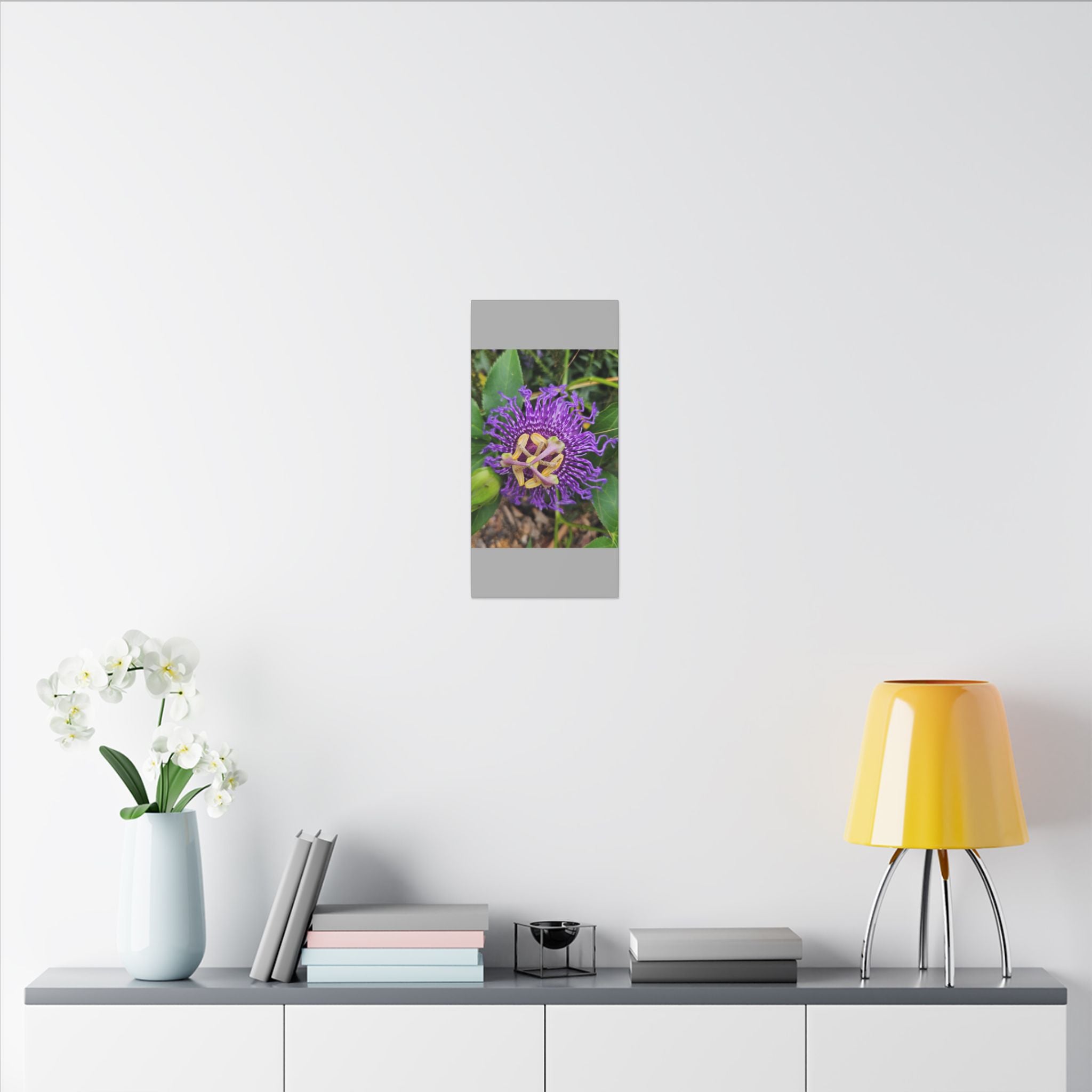 Purple Passionflower Botanical Canvas
