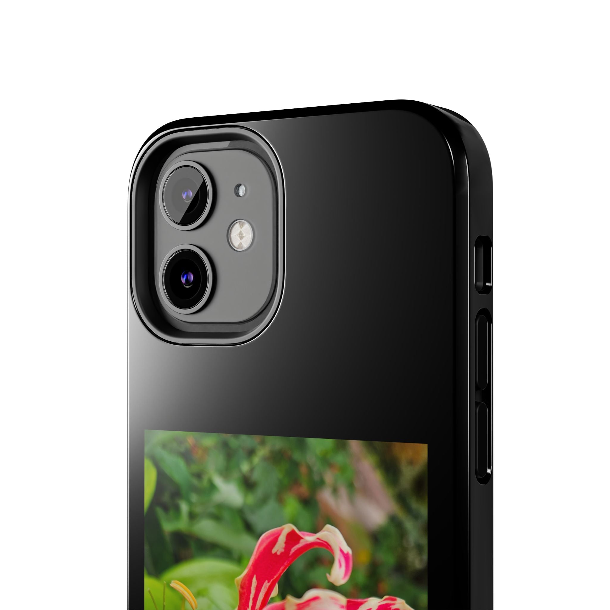 Gloriosa Lily Tough Phone Case | Red Tropical Flower Phone Case