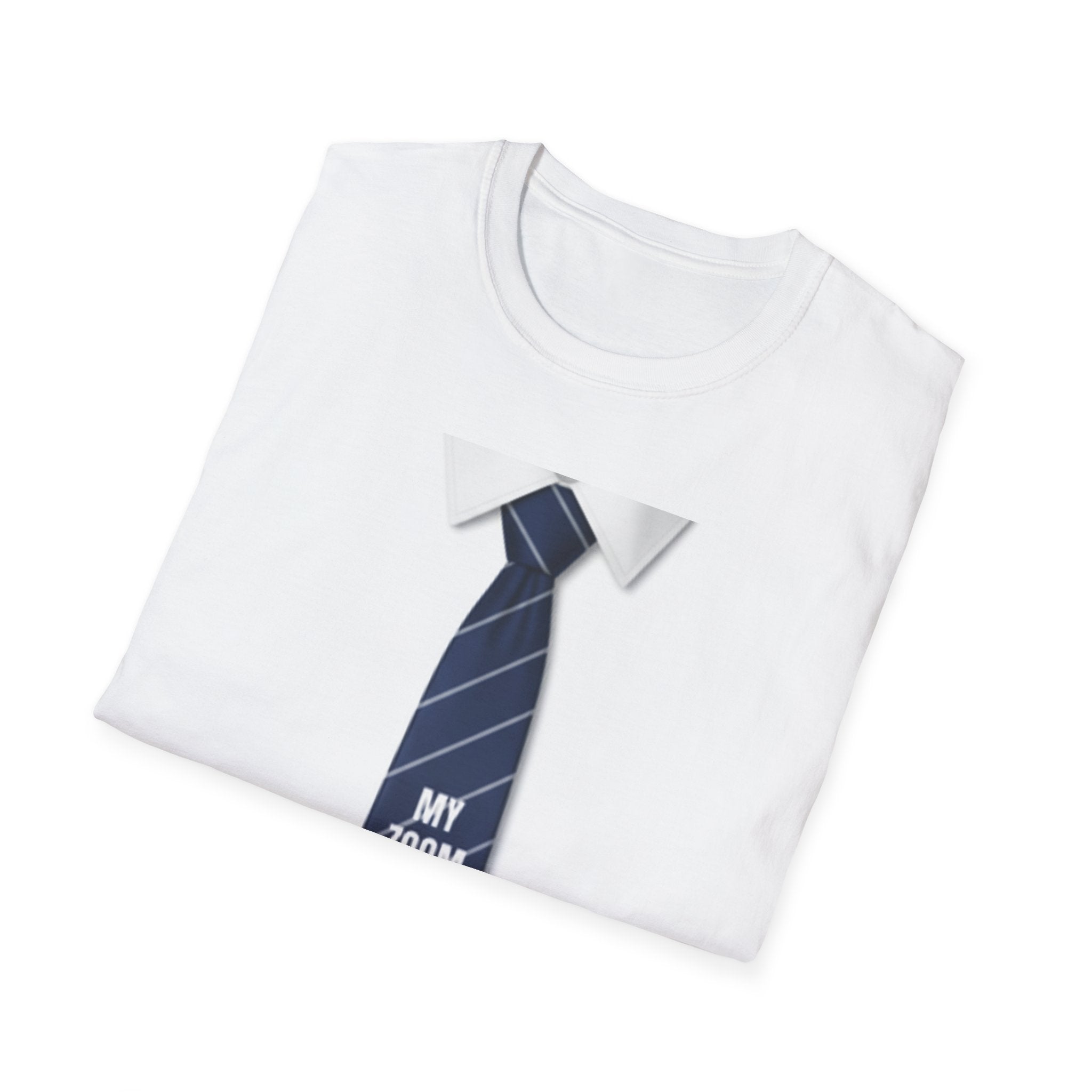 My Zoom Meeting Shirt tie graphic T-Shirt | Funny work from home tee