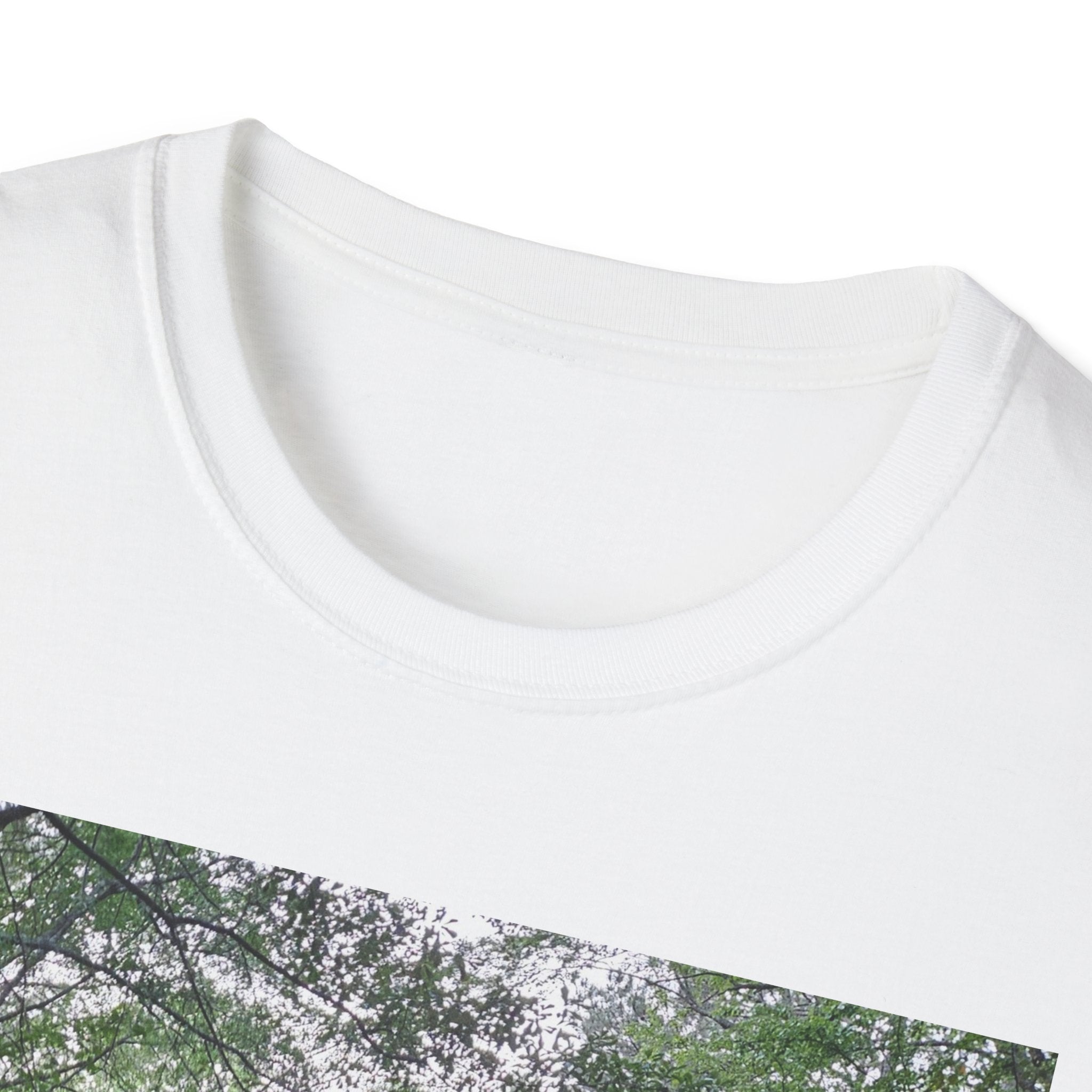 Mossy Pond T‑Shirt — Serene Green Nature Photography Tee