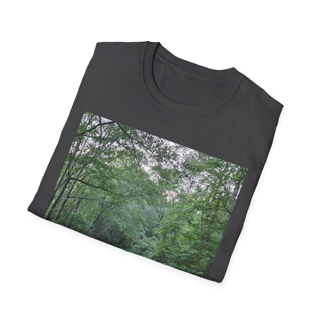 Mossy Pond T‑Shirt — Serene Green Nature Photography Tee
