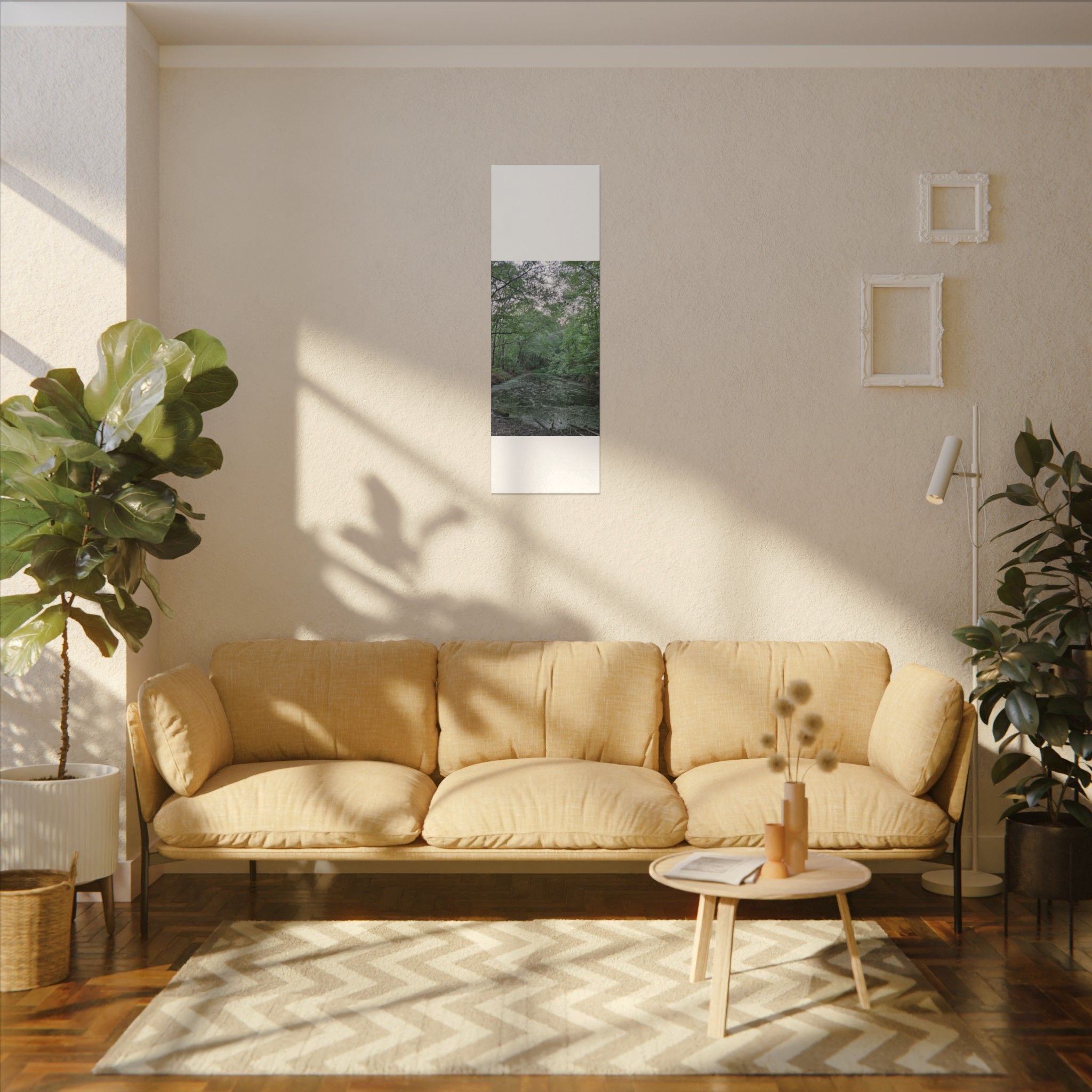 Mossy Pond Canvas Matte Stretched Wall Art