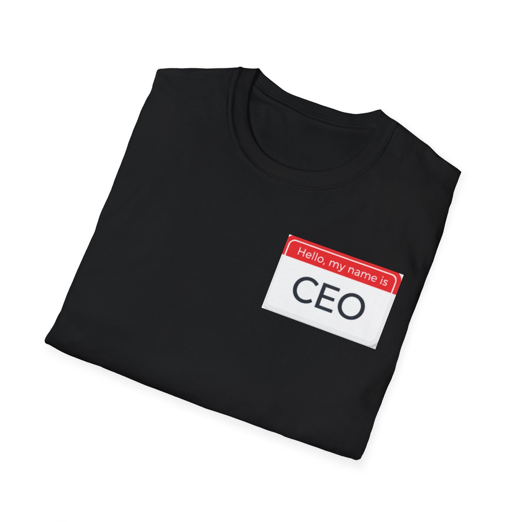 Hello My Name Is CEO T-Shirt | Name Tag Novelty Tee