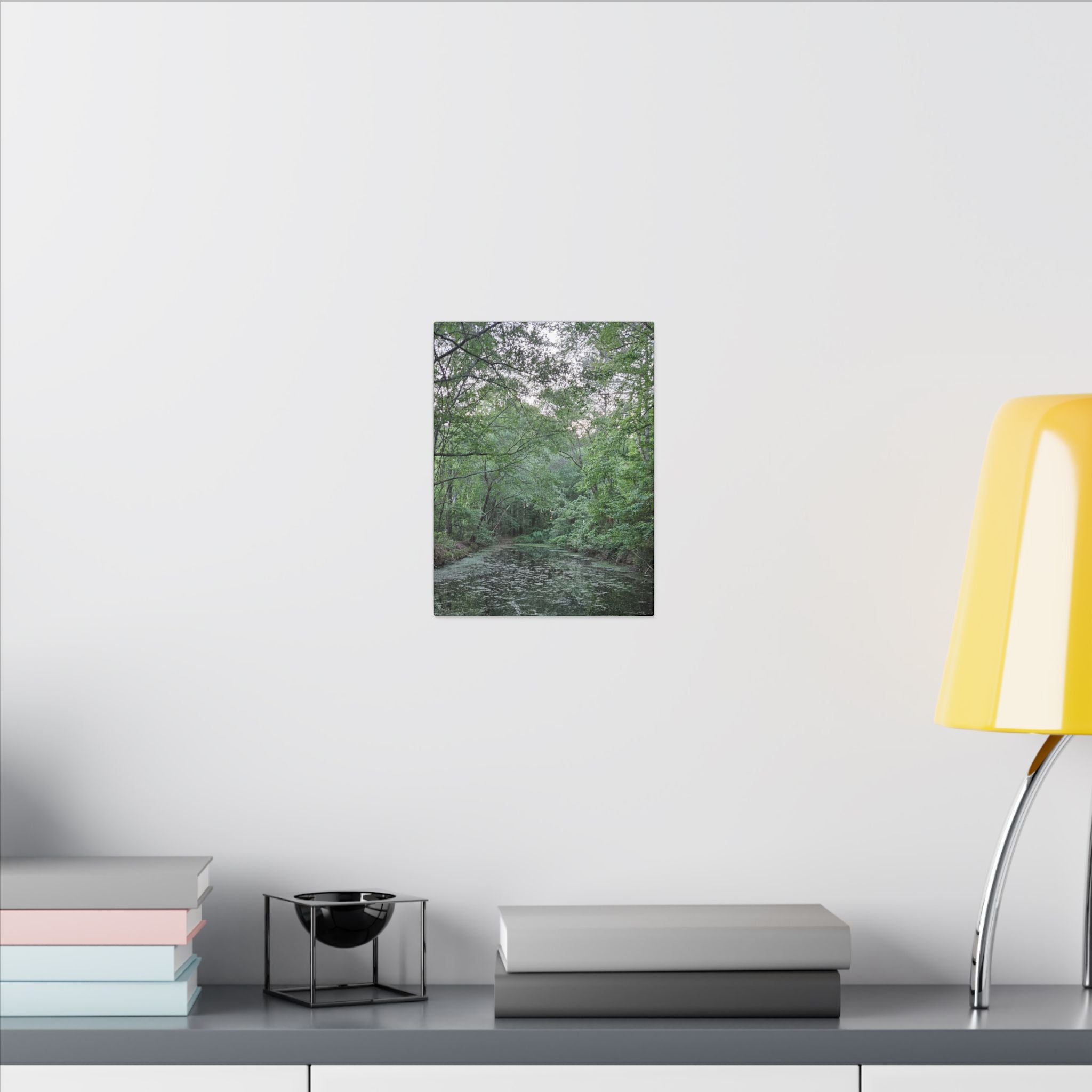 Mossy Pond Canvas Matte Stretched Wall Art
