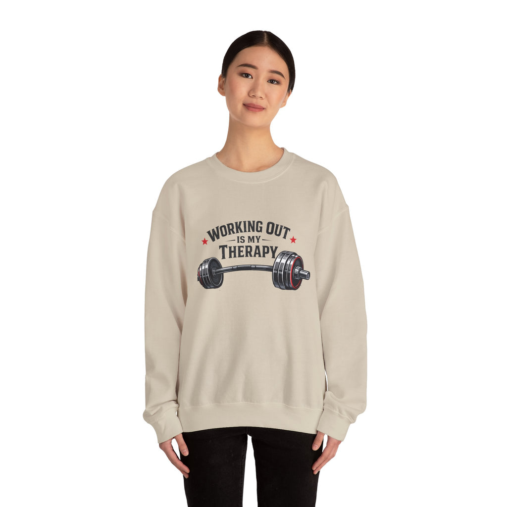 Workout Is My Therapy Sweatshirt