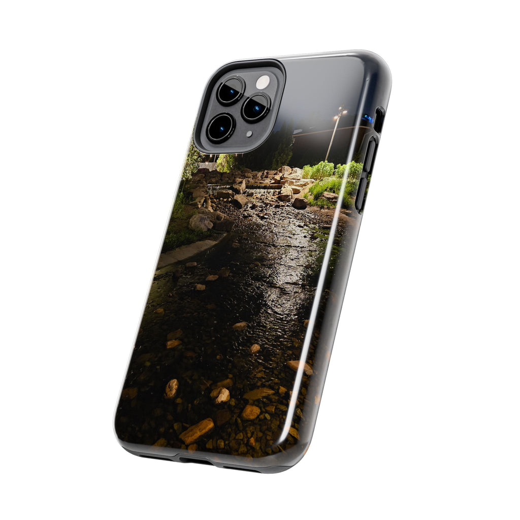 Night River Phone Case — Moody Outdoor Landscape Protective Cover