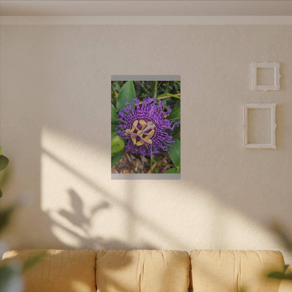 Purple Passionflower Botanical Canvas