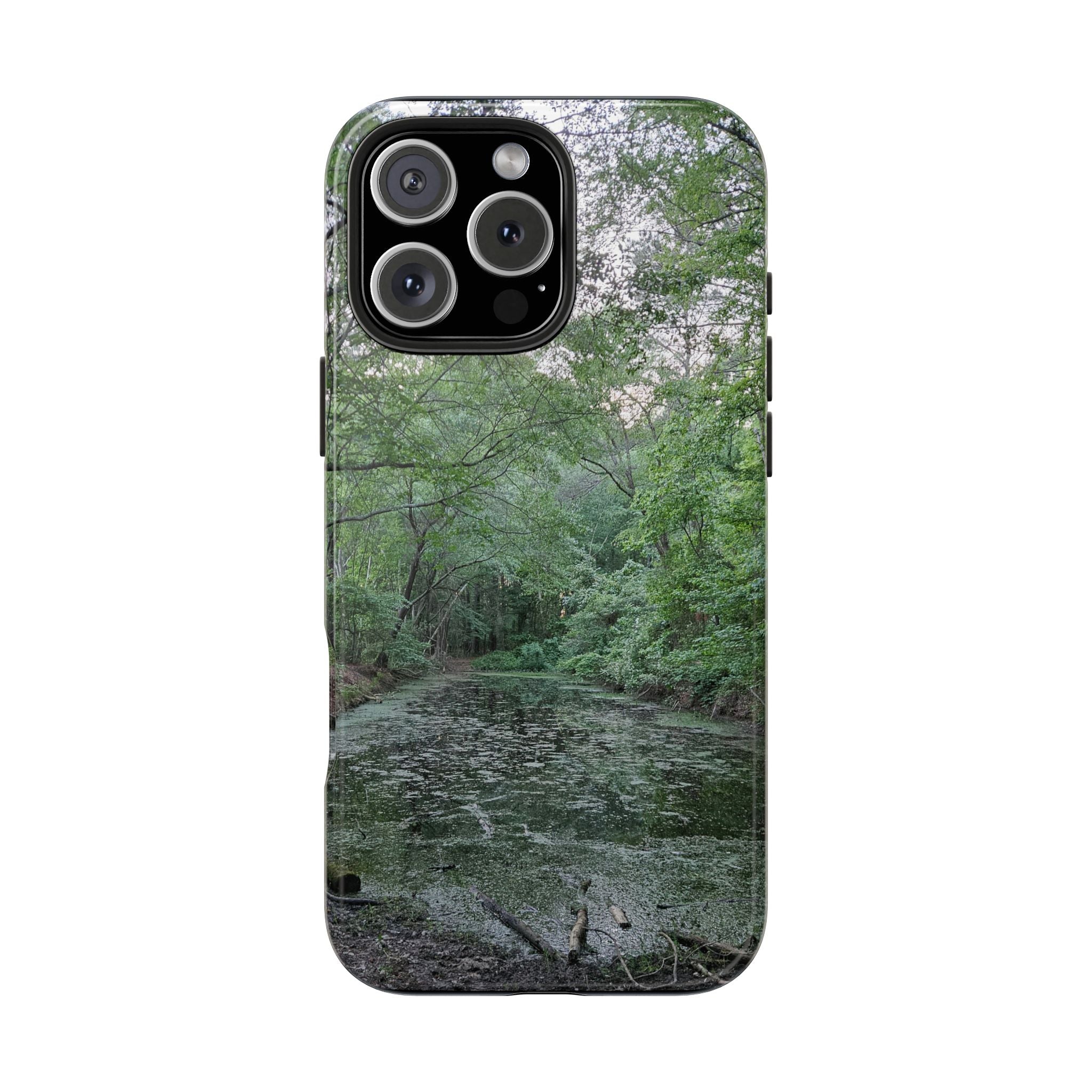 Mossy Pond Phone Case | Nature Landscape Waterproof