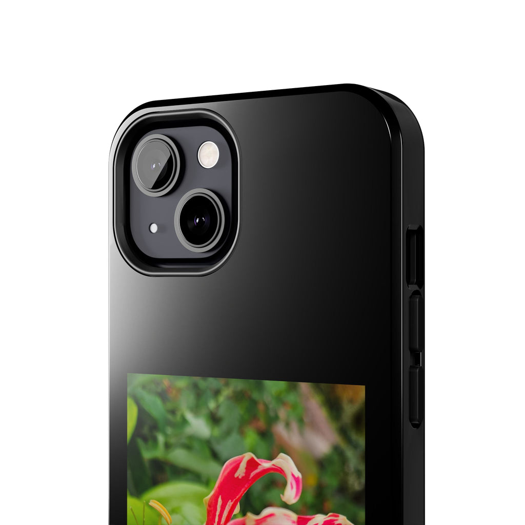 Gloriosa Lily Tough Phone Case | Red Tropical Flower Phone Case