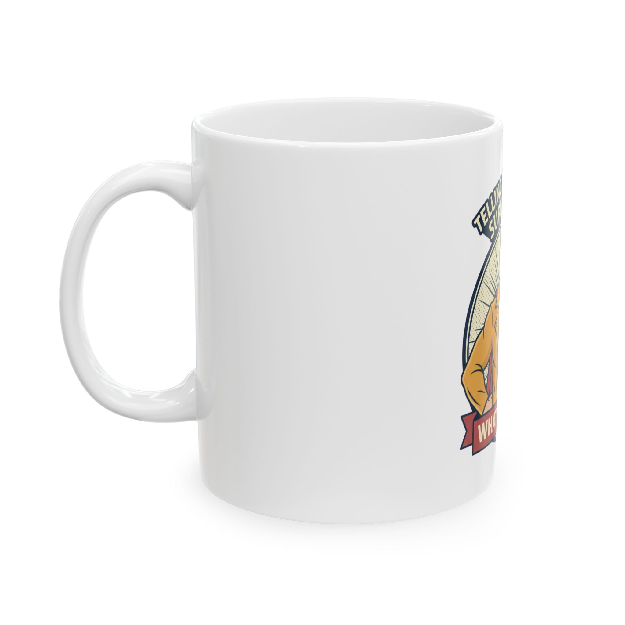 Telling Jokes Is My Superpower Mug | Ceramic Coffee Tea Cup