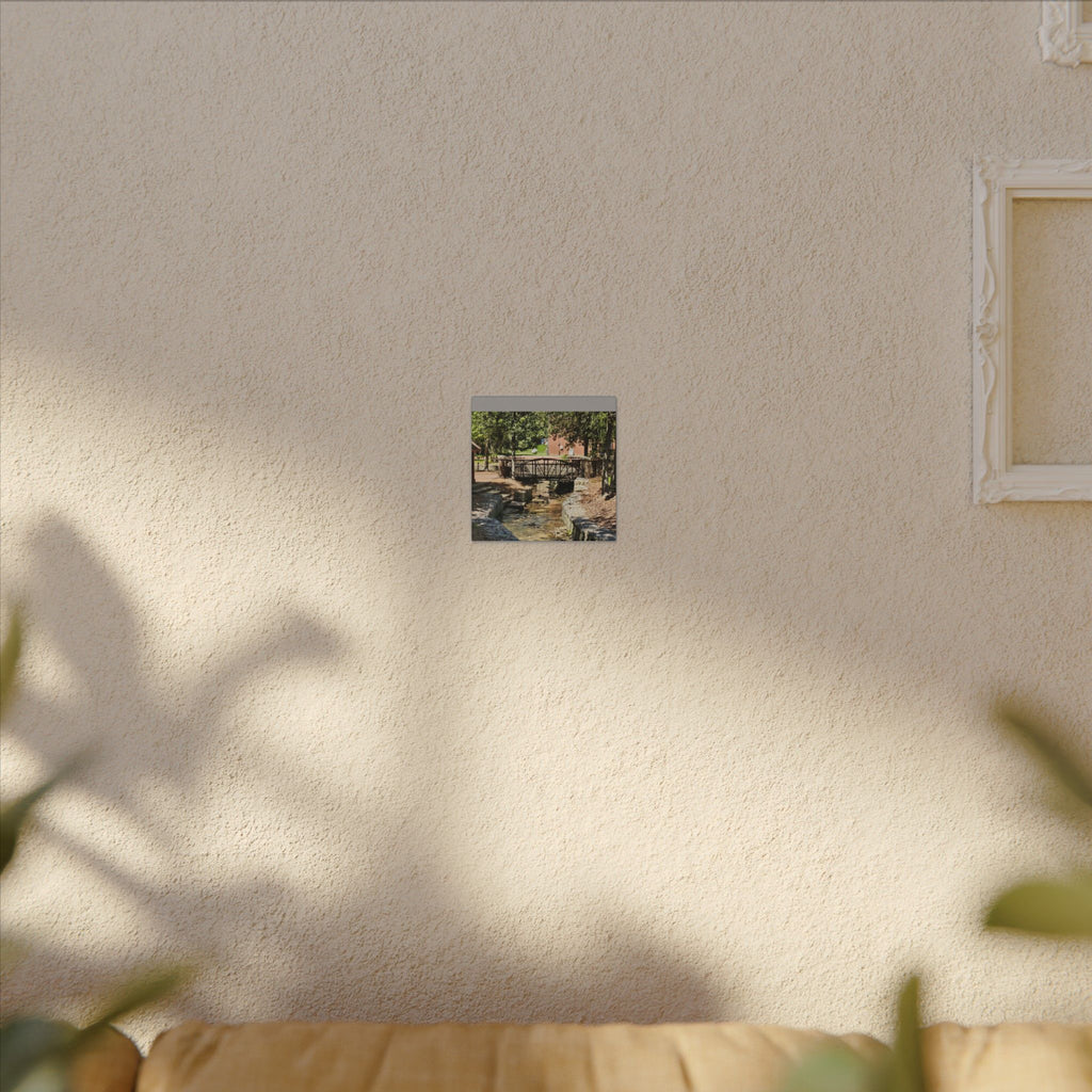 Park Footbridge Photograph Matte Canvas | Stretched Wall Art