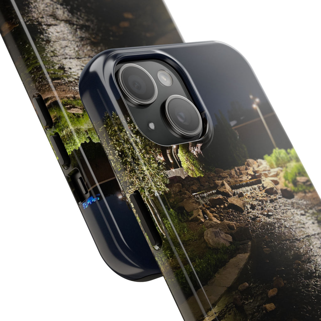 Night River Phone Case — Moody Outdoor Landscape Protective Cover