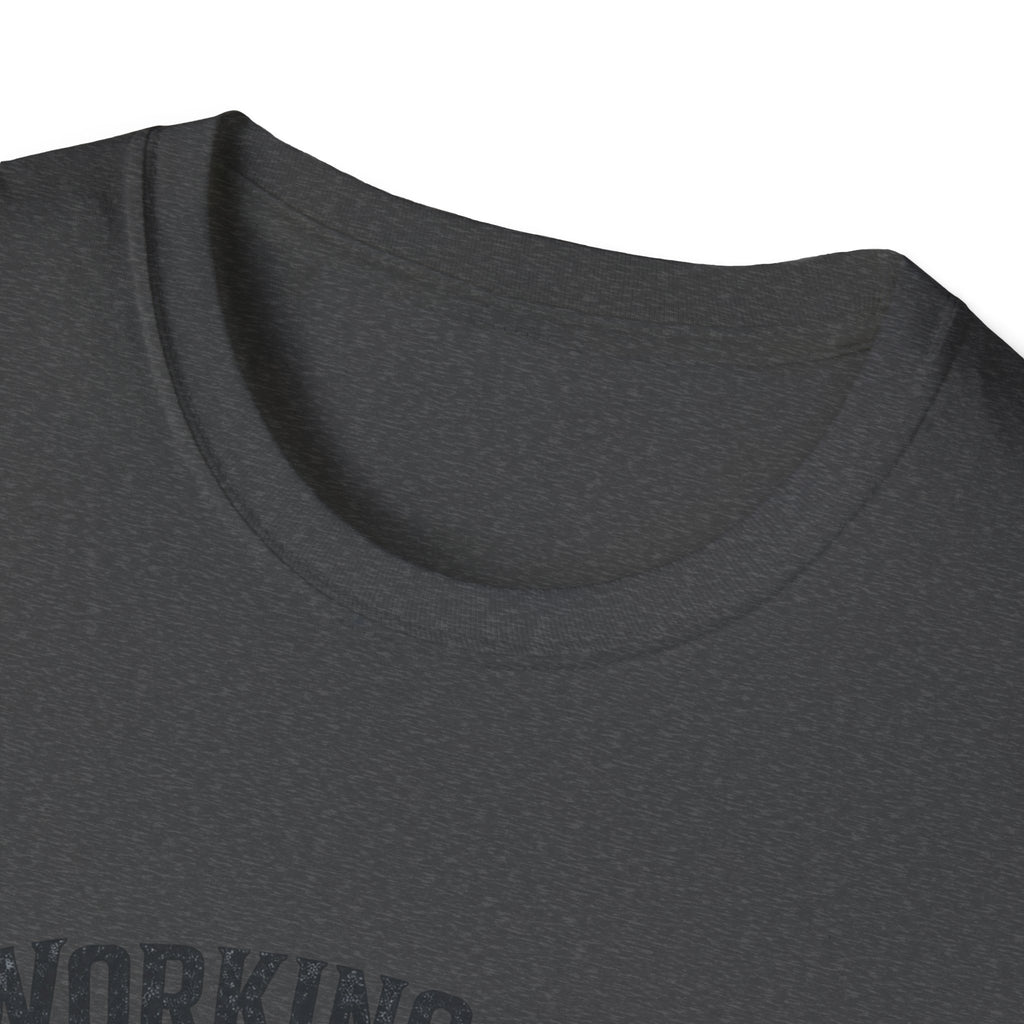 Working Out Is My Therapy T-Shirt — Barbell Fitness Gym Tee