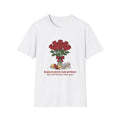 You Deserve Candy and Flowers T-Shirt | Roses and Chocolate Box Graphic