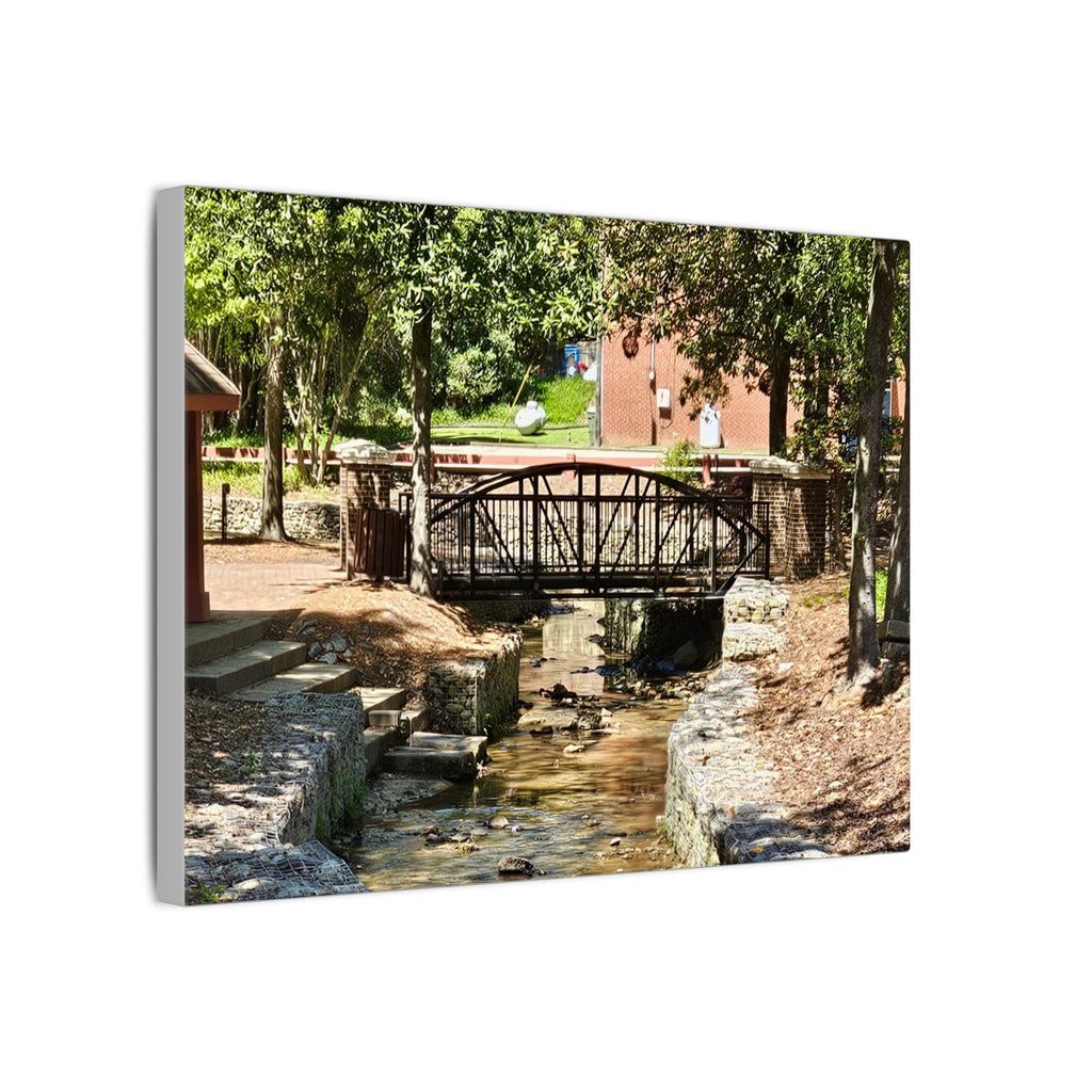 Park Footbridge Photograph Matte Canvas | Stretched Wall Art