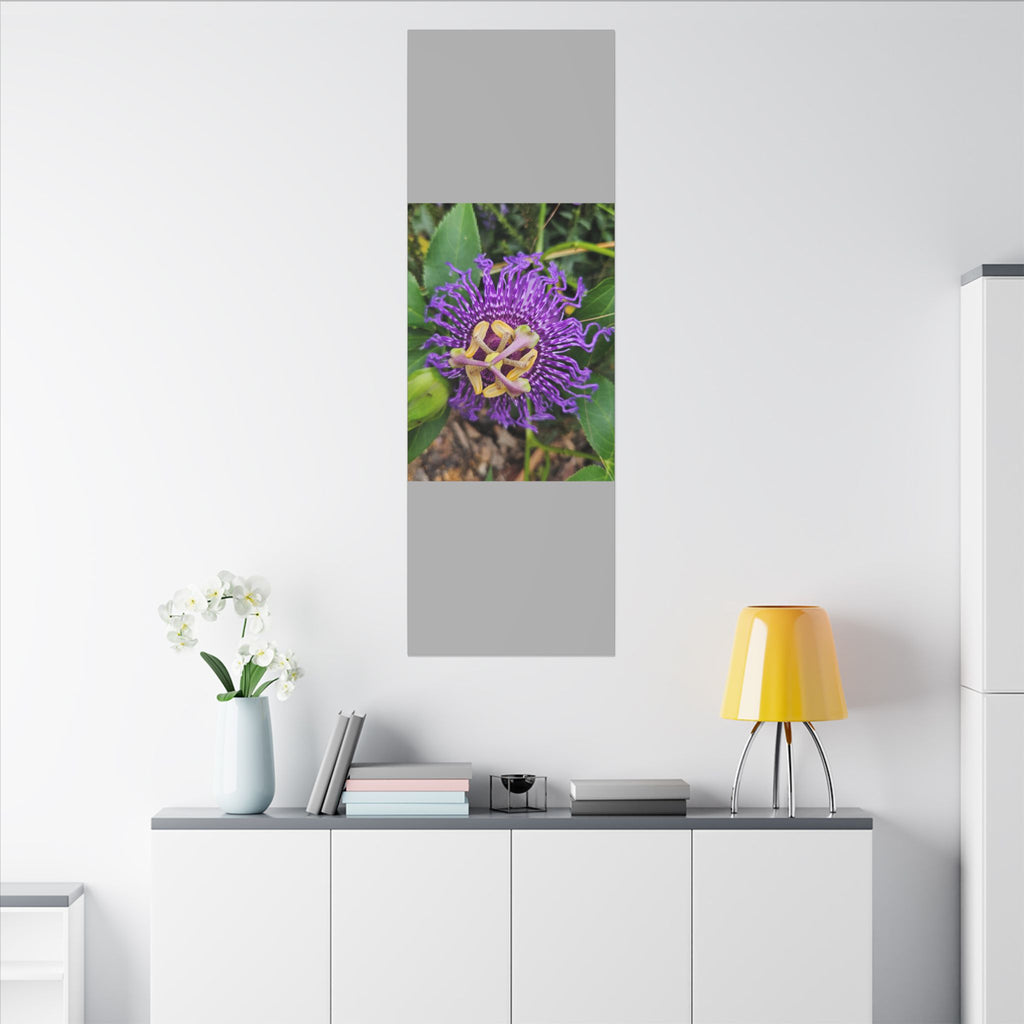 Purple Passionflower Botanical Canvas