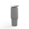 "Working Out Is My Therapy" 40oz Insulated Travel Mug — Fitness Tumbler