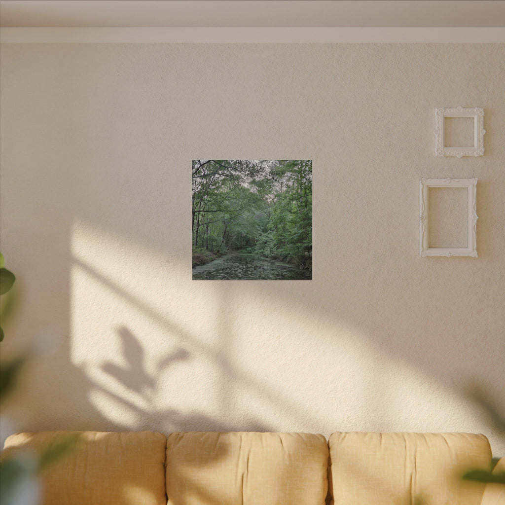 Mossy Pond Canvas Matte Stretched Wall Art