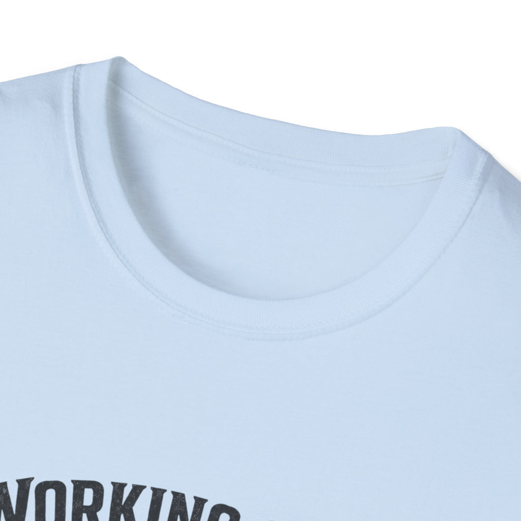 Working Out Is My Therapy T-Shirt — Barbell Fitness Gym Tee