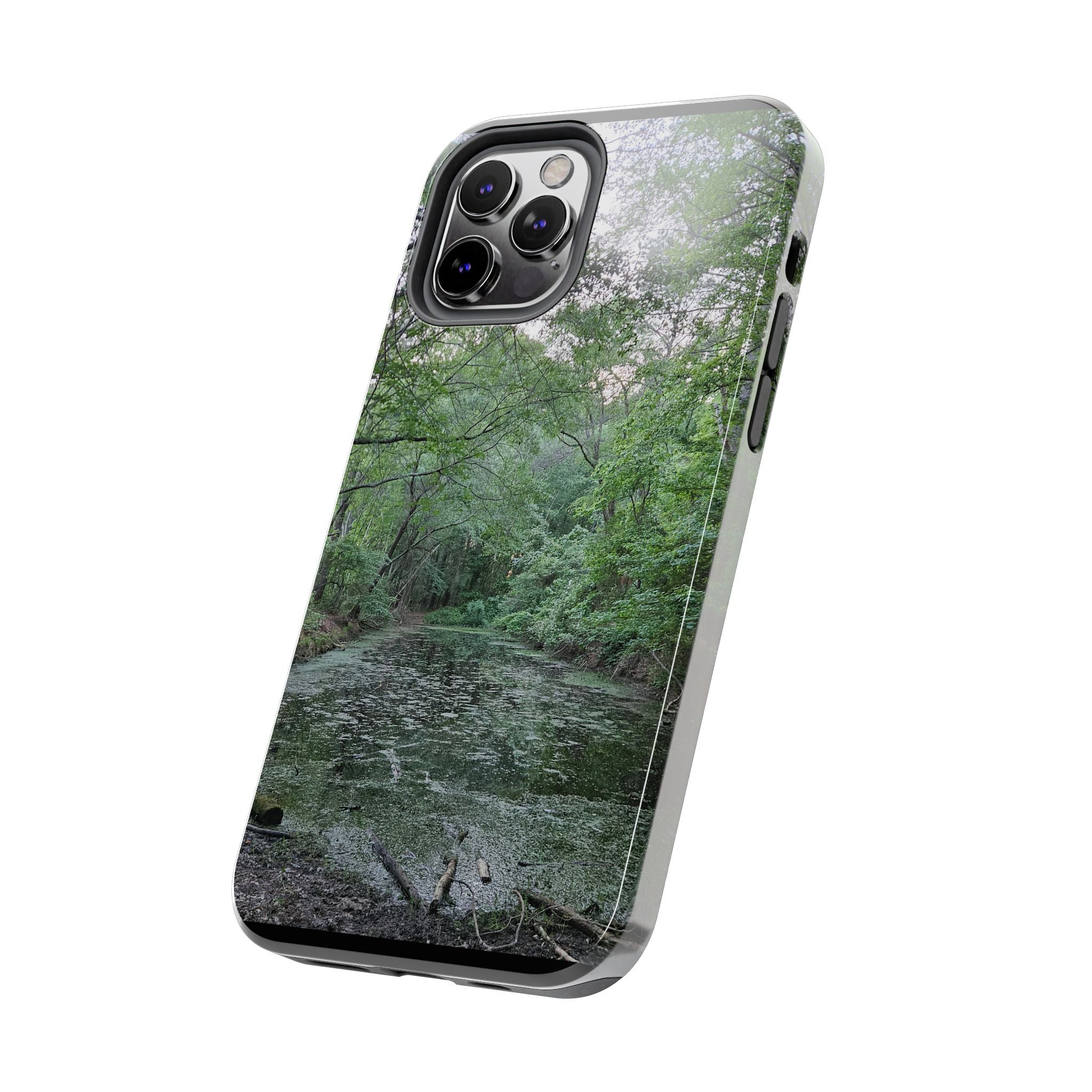 Mossy Pond Phone Case | Nature Landscape Waterproof
