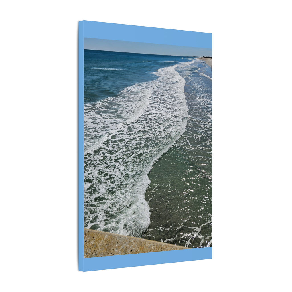 Ocean Shoreline Waves Canvas