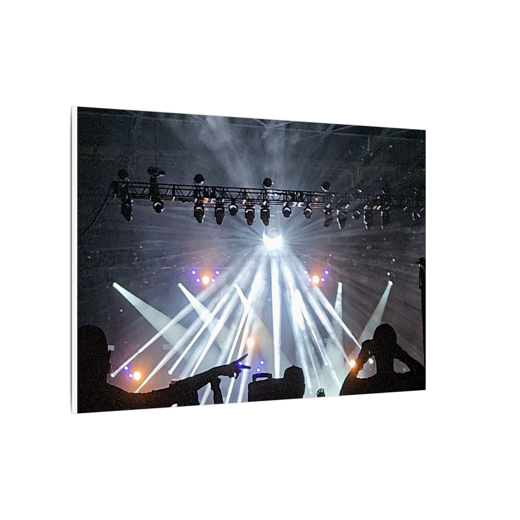 Concert Stage Lights Canvas, Matte Stretched Wall Art | Live Music