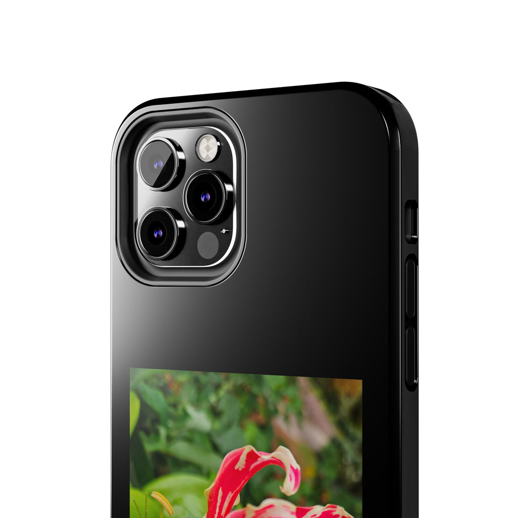 Gloriosa Lily Tough Phone Case | Red Tropical Flower Phone Case