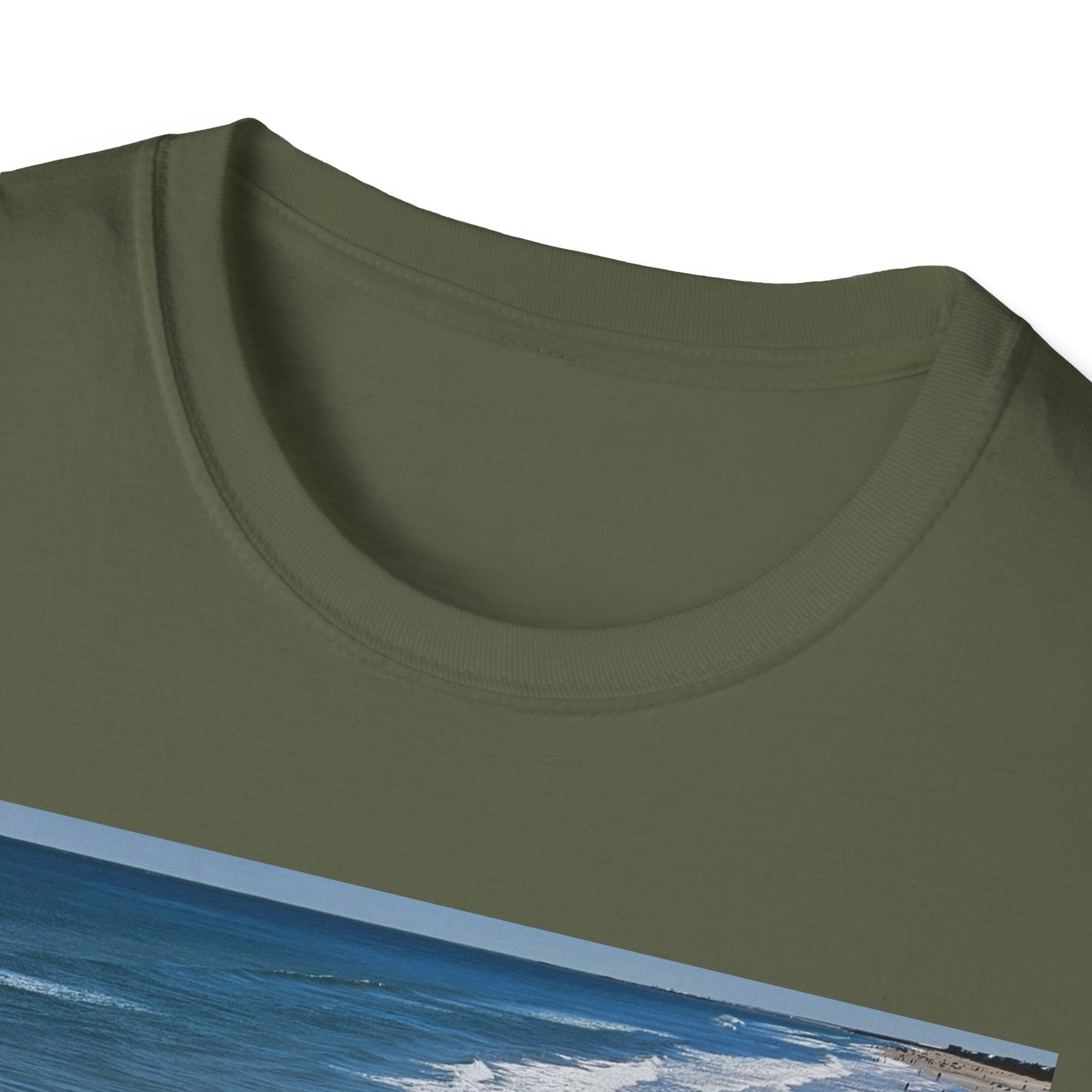 Beach Waves Photo T-Shirt — Coastal Ocean Surf Graphic Tee