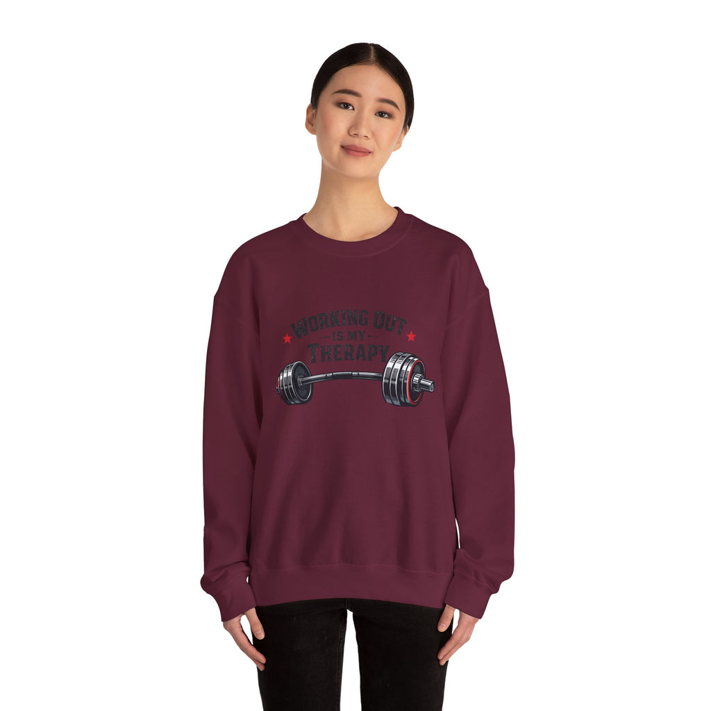 Workout Is My Therapy Sweatshirt