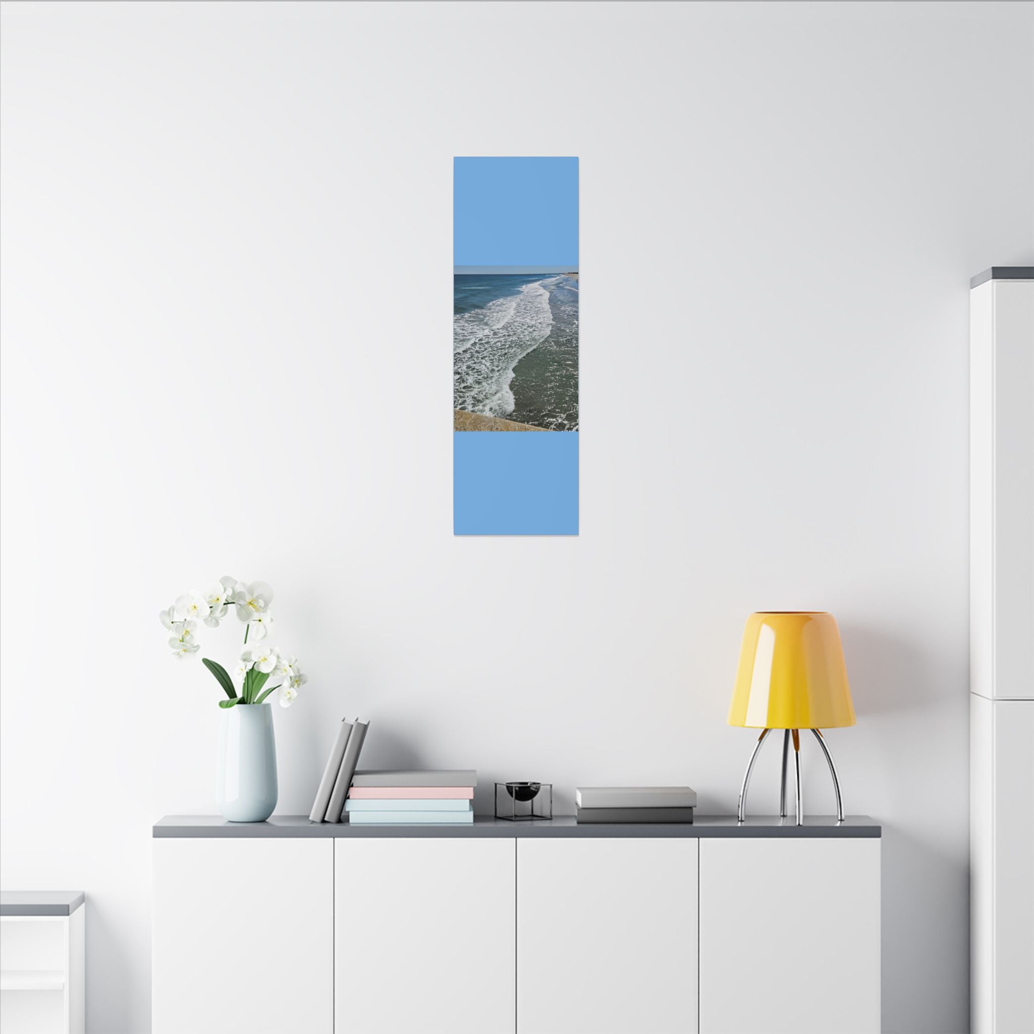 Ocean Shoreline Waves Canvas