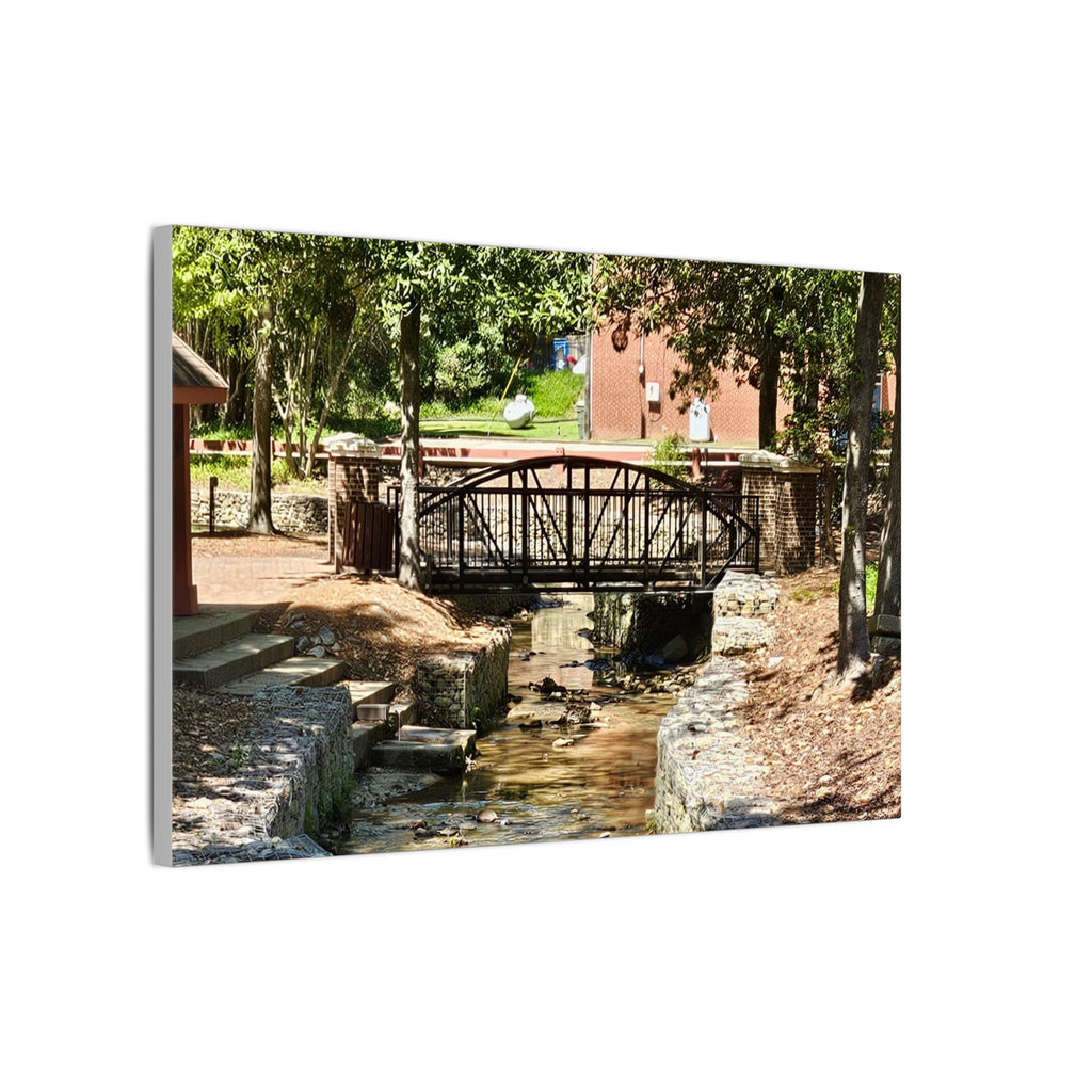 Park Footbridge Photograph Matte Canvas | Stretched Wall Art