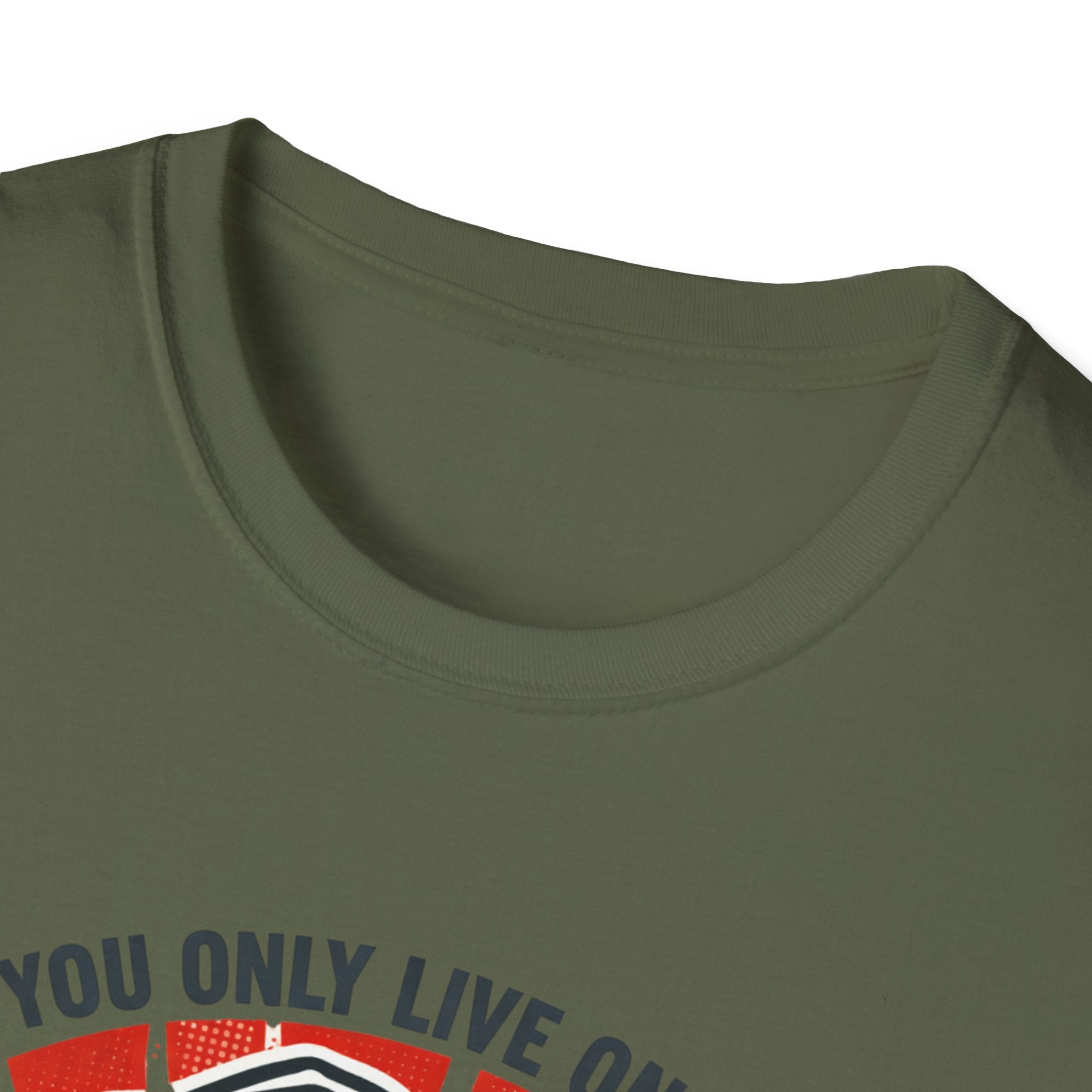 Motivational Fitness T-Shirt — "You Only Live Once So Go Get Fit!"