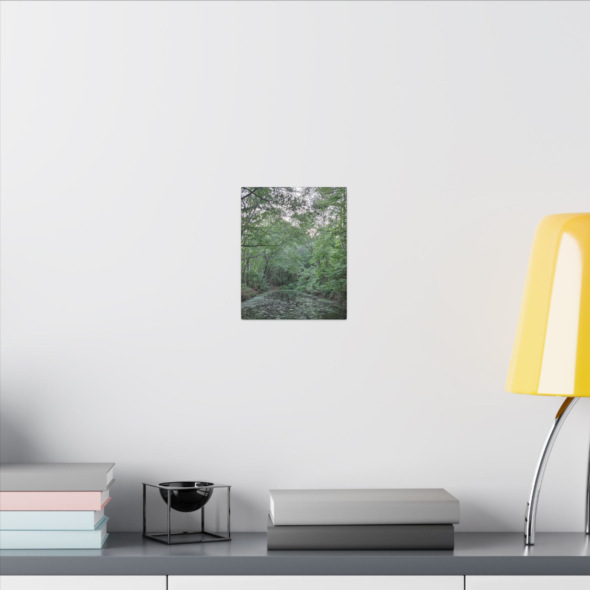 Mossy Pond Canvas Matte Stretched Wall Art